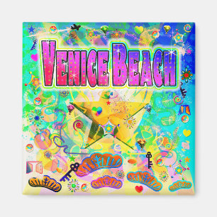 Aimant de l'heure de l'époque de Venice Beach