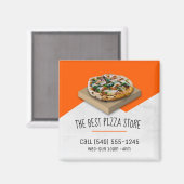 Aimant de livraison de pizza (Recto/Verso)