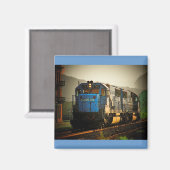 Aimant de locomotive de train - Customisé (Recto/Verso)