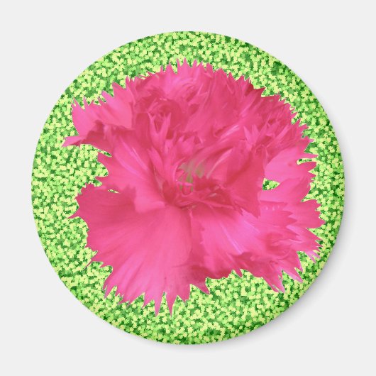 Aimant de l'oeillet rose (Devant)