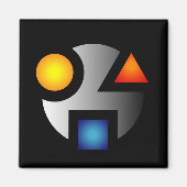 aimant de logo crypté MI (Devant)