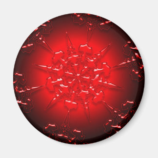 Aimant de l'ornement rouge