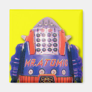 Aimant de M. Atomic Toy Robot Square