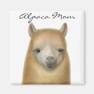 Aimant de maman d'alpaga
