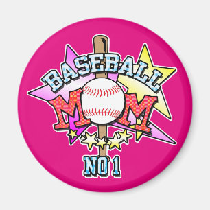 Aimant de maman de baseball