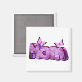 Aimant de maman de rhododendron (Recto/Verso)