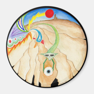 Aimant de mandala de "source"