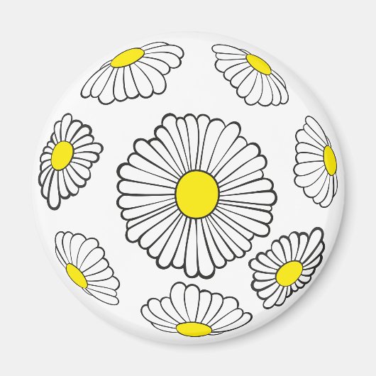 Aimant de marguerite (Devant)