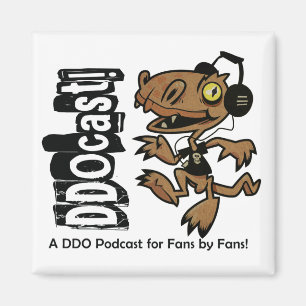 Aimant de mascotte de DDOcast Snagz