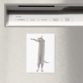 Aimant de mème de chat long (In Situ (Lave-vaisselle))