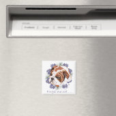 Aimant de mémoire de Bulldog Anglais (In Situ (Lave-vaisselle))