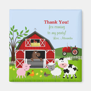Aimant de Merci d'animaux de ferme de basse-cour
