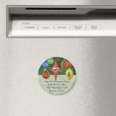 Aimant de message classique pour ornement de Noël (In Situ (Lave-vaisselle))