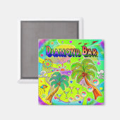 Aimant de mise au point de la barre de diamant (Recto/Verso)