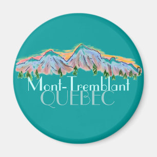 Aimant de montagne du Québec Mont-Tremblant