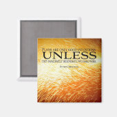 Aimant de motivation du travail dur (Recto/Verso)