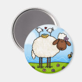 aimant de mouflon de printemps (Recto/Verso)