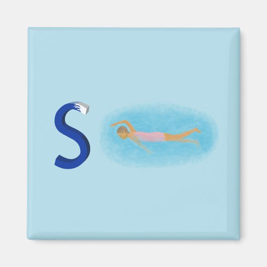 Aimant de natation (Devant)