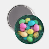 Aimant de nid d'oeufs de Pâques (Recto/Verso)