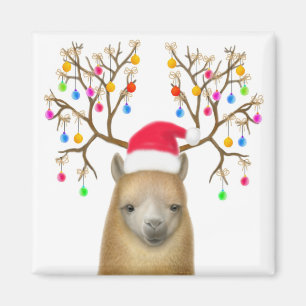 Aimant de Noël d'alpaga