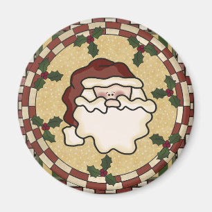 Aimant de Noël de St Nick de Père Noël