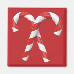 Aimant de Noël de sucres de canne