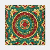 Aimant de Noël Floral (Devant)