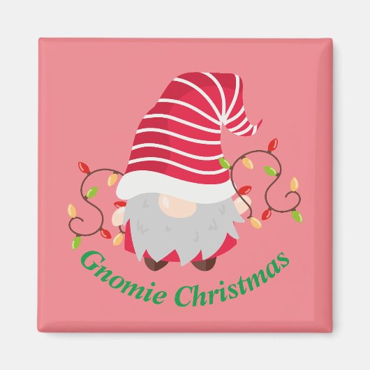 Aimant de Noël Gnomie (Devant)