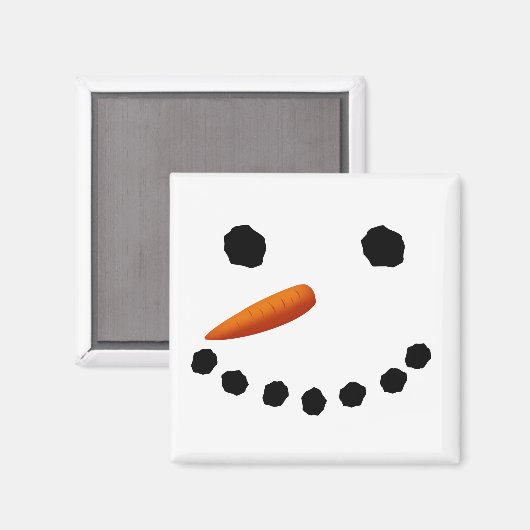 Aimant de Noël Snowman (Recto/Verso)