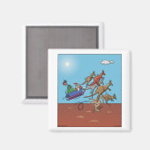 Aimant de Noël vert (Recto/Verso)