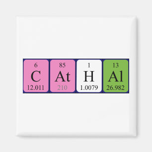 Aimant de nom de table périodique Cathal