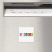 Aimant de nom de table périodique de chasteté (In Situ (Lave-vaisselle))