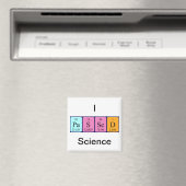 Aimant de nom de table périodique de la science pa (In Situ (Lave-vaisselle))