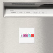 Aimant de nom de table périodique Hobert (In Situ (Lave-vaisselle))