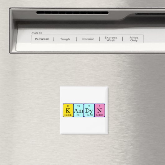 aimant de nom de table périodique Kamdyn (In Situ (Lave-vaisselle))