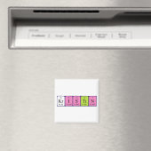 Aimant de nom de table périodique Kristin (In Situ (Lave-vaisselle))