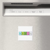 Aimant de nom de table périodique pascaline (In Situ (Lave-vaisselle))