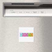 Aimant de nom de table périodique Thibaud (In Situ (Lave-vaisselle))