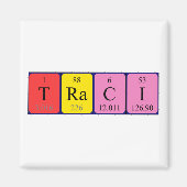 Aimant de nom de table périodique Traci (Devant)