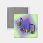 Aimant de notes Dubstep (Recto/Verso)