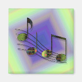 Aimant de notes Dubstep (Devant)