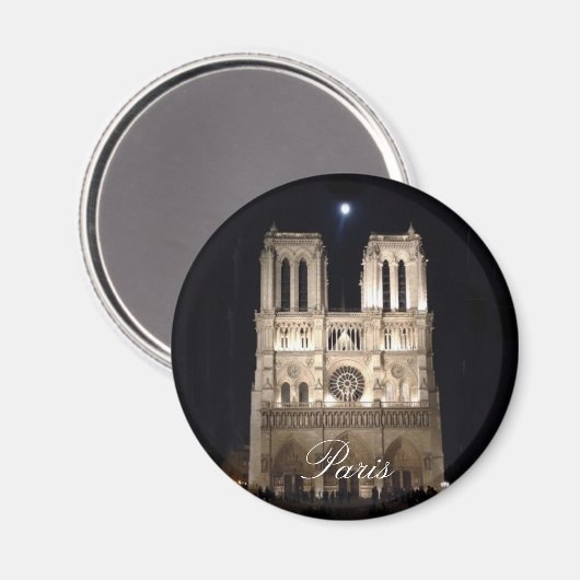 Aimant de nuit de Notre Dame (Recto/Verso)