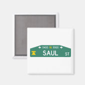 Aimant de panneau de rue de Philly : Fabriqué pour (Recto/Verso)