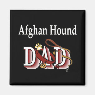aimant de papa lévrier afghan
