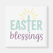 Aimant de Pâques "Bénédictions de Pâques" Art de V (Devant)