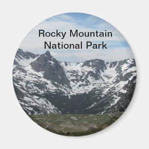 Aimant de parc national de montagne rocheuse