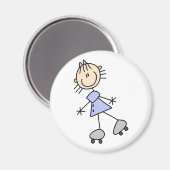 Aimant de patinage artistique (Recto/Verso)