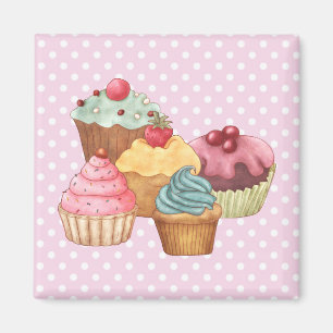 Aimant de pâtisserie de gâteaux de petits gâtea