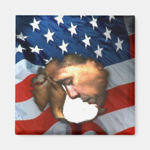 Aimant de patriote d'Obama
