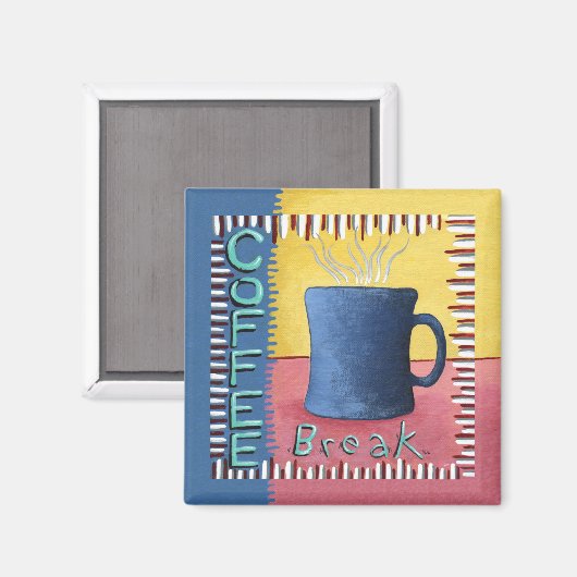 Aimant de pause café (Recto/Verso)